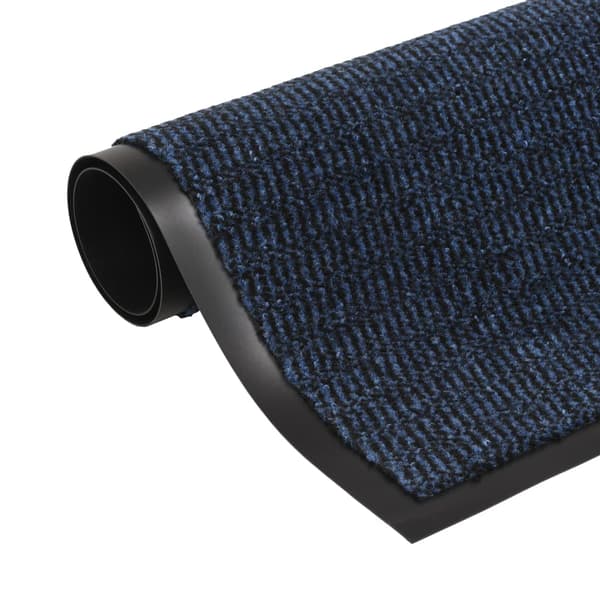 vidaXL Dörrmattor, 2 st, Rektangulära, 80x120 cm, Blå