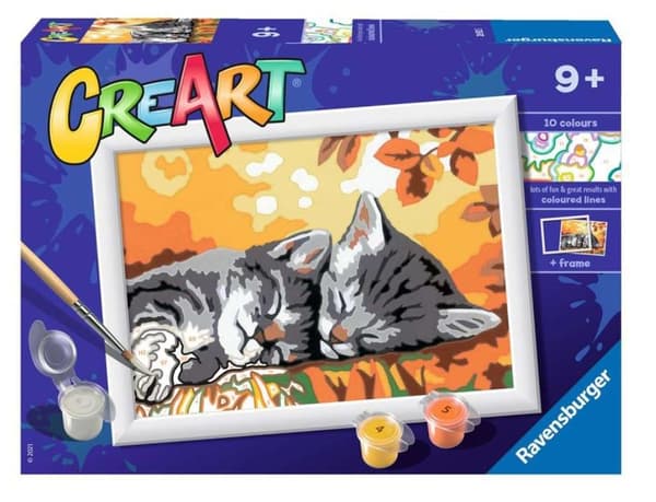 CreArt för barn: Höstkattungar