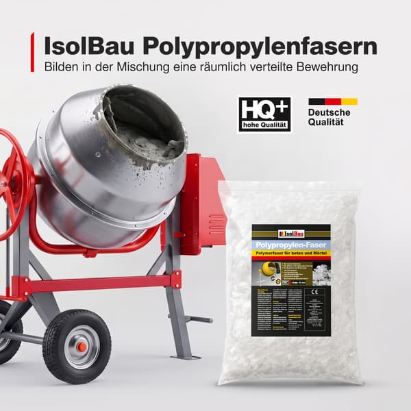IsolBau Polypropeenikuidut PP 12 mm Polypropeenikuitu 5 kg