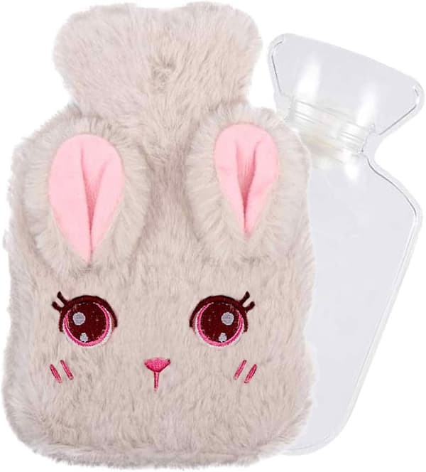 Pehmoinen pupu-kuumavesipullo 25cm