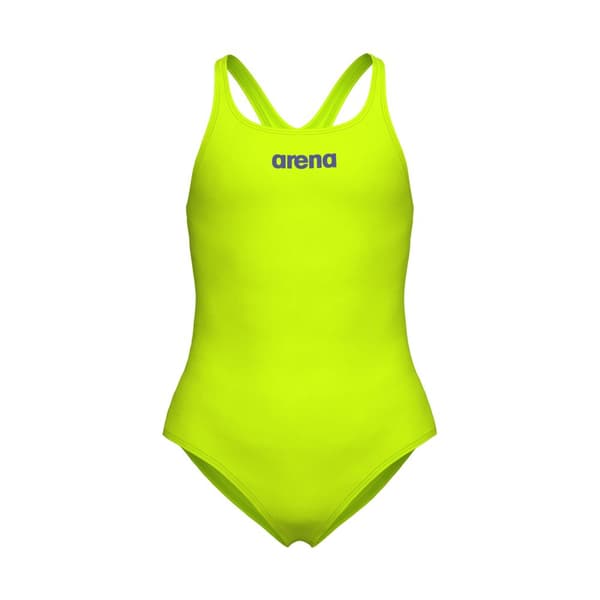 Arena Team Swim Pro Solid flickbaddräkt arktis lime future dusk 140 (10-11 år)