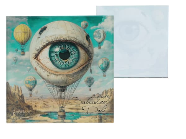 Carmani, en glascoaster inspireret af S. Dalí's malerier