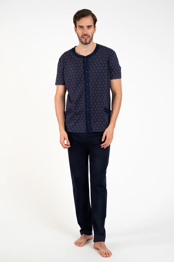 Ricardo herrpyjamas kortärmad, långbyxor XL