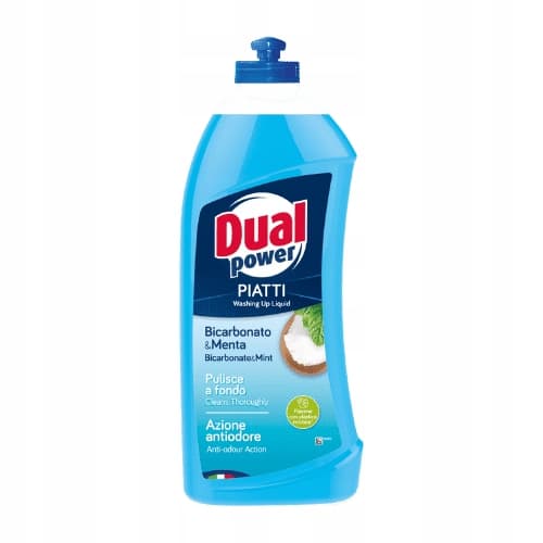 Bicarbonato og Menta opvaskemiddel 1L - Dual Power