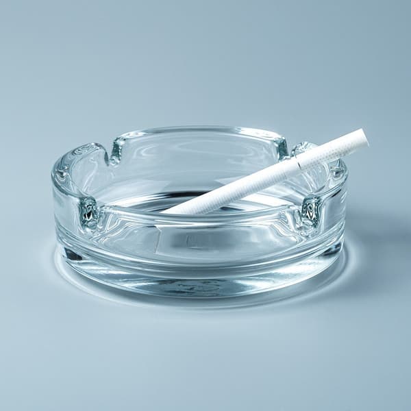 Glas askebæger rund 10 cm