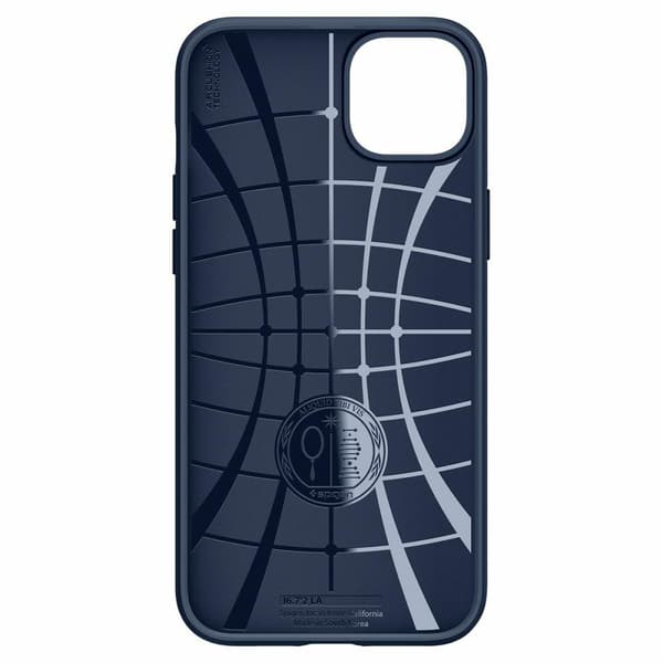 Spigen Liquid Air-etui til iPhone 14 Plus, marineblå