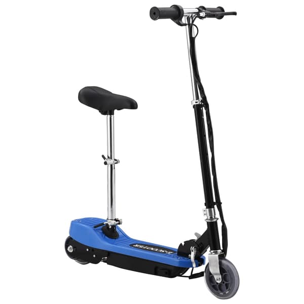 vidaXL Elscooter med säte, 120 W, blå