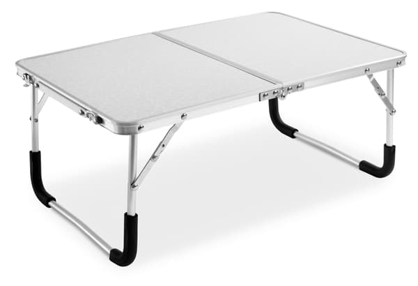 MARCO campingbord, vit, resväska