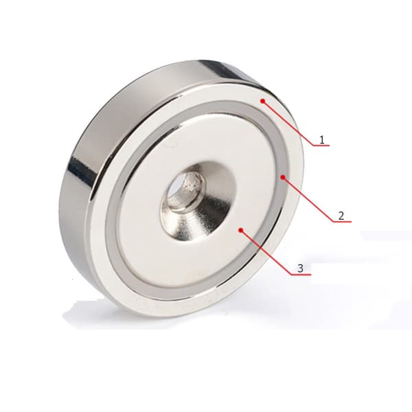 MAGNETISK HÅLLARE STÅLHUS SKRUV D32 mm