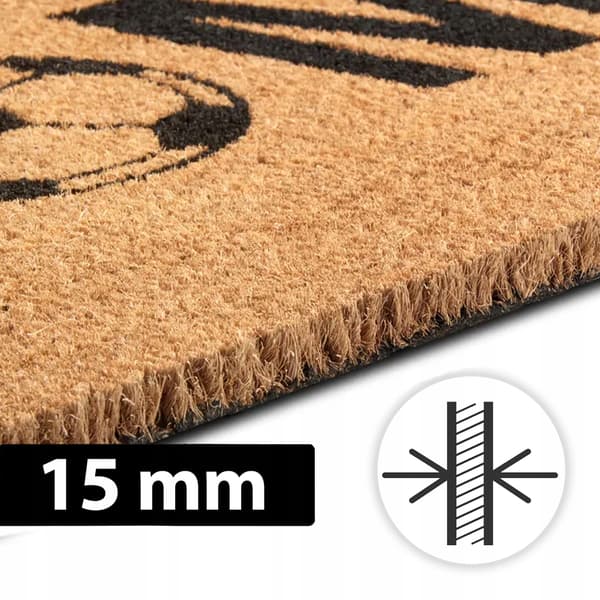[paczb] Dørmåtte i kokosfiber 45x75cm D6855PIŁKA