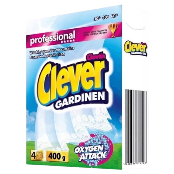 CLOVIN CLEVER Verhopesujauhe SUPER WHITE 400 g
