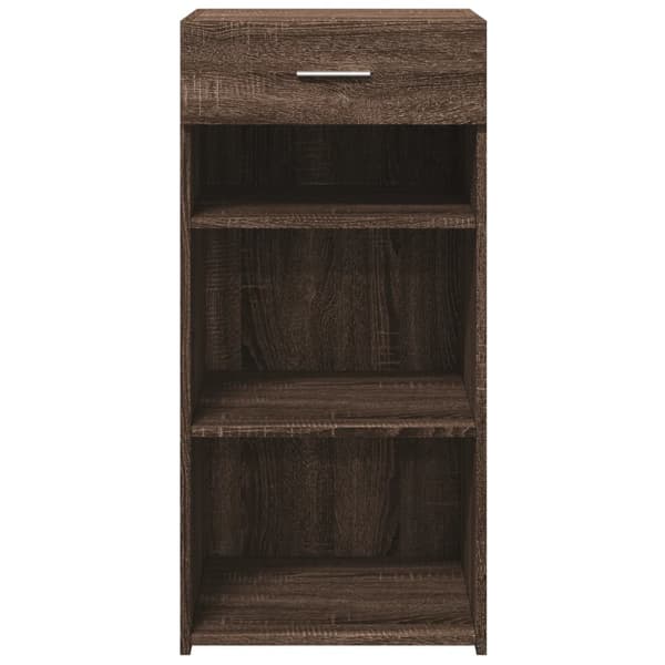 vidaXL skab brunt egetræ 45x42,5x93 cm træbaseret materiale
