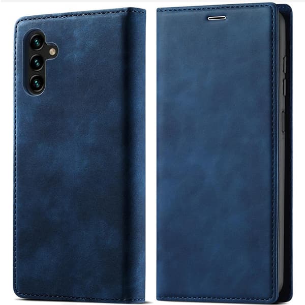 Samsung Galaxy A17 5G Smart Mocka Flipfodral - Marinblå