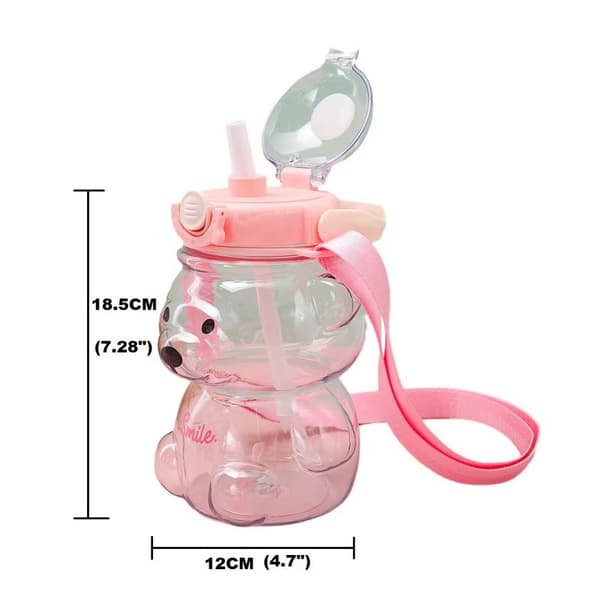 Vesipullo kahvalla SWEET BEAR VIOLET 1000 ML BD26