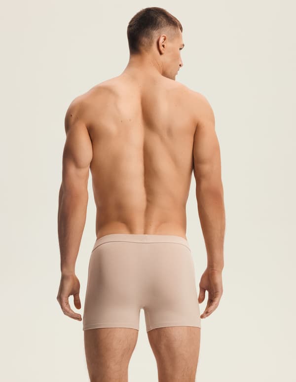 Main Henderson 3-pack boxershorts | marinblå, grön, beige M