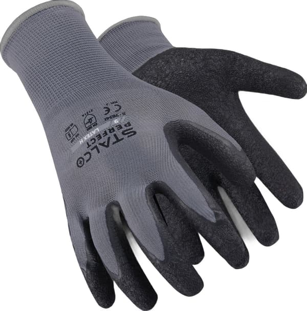 Stalco S-latex H 10" polyesterhandskar S-76343