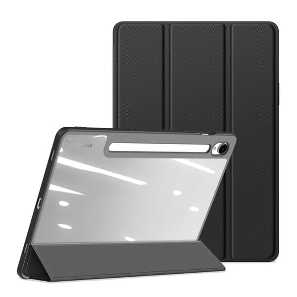 Etui til Samsung Galaxy Tab S10 Lite / S10 FE / S9 FE, Dux Ducis TOBY, sort