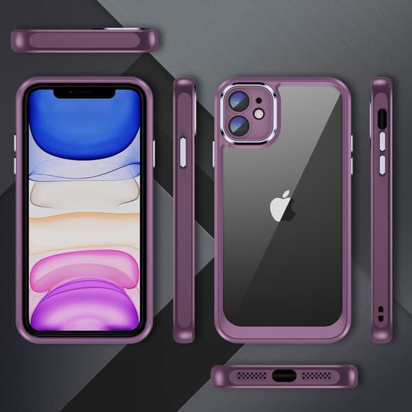 iPhone 11 cover, ERBORD Impact Guard, lilla