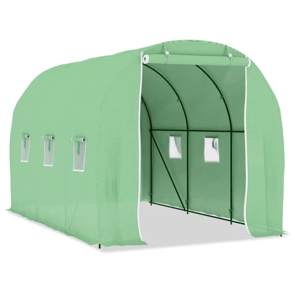 vidaXL havedrivhus, 6,86 m², 3,43 x 2 x 2 m