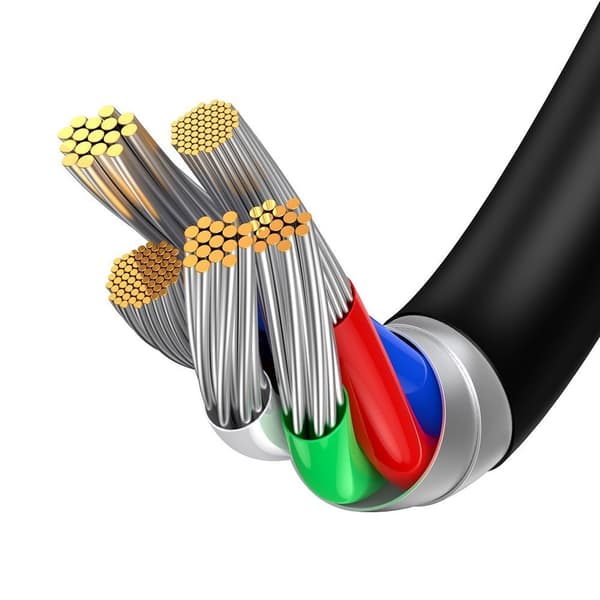 Overlegen USB-C iPhone Lightning-kabel til hurtig opladning 20W 1m sort