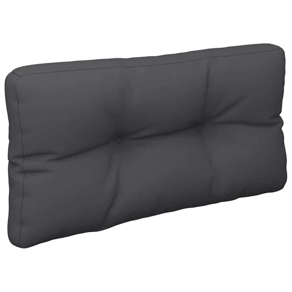 vidaXL pallehynder til sofa, 2 stk., sort, stof