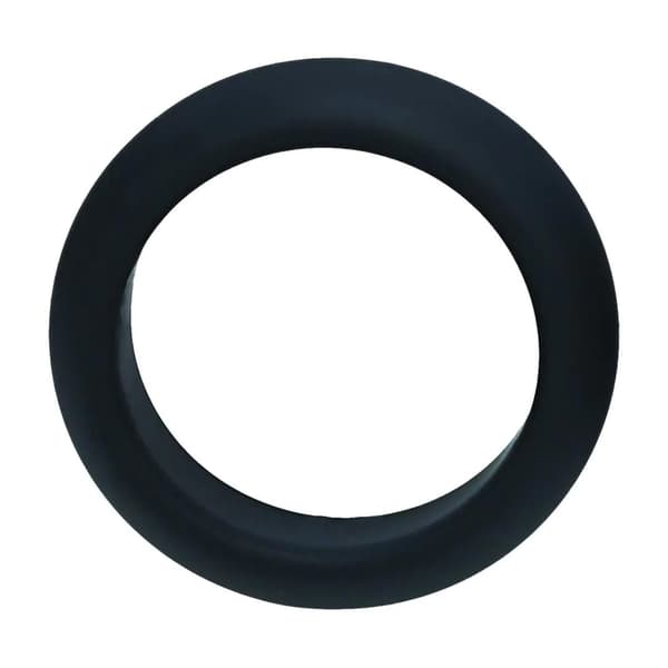 Wide O Silikone Penisring - S - 30mm - Sort