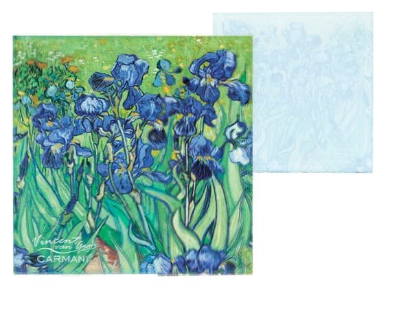 Glasunderlägg - V. van Gogh, Irisar (CARMANI)