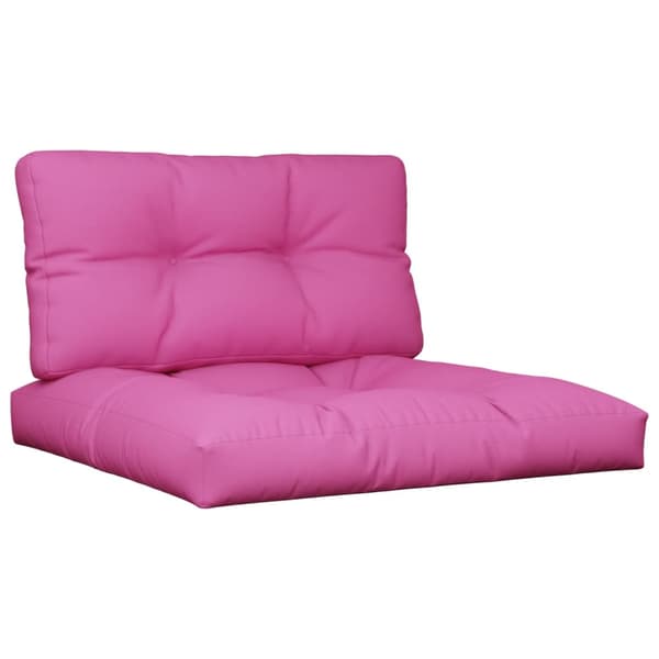 vidaXL Palldynor, set om 2, rosa, tyg