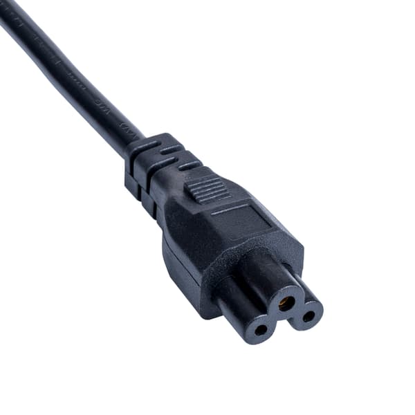 Akyga AK-NB-10A strømkabel kløverblad IEC C5 CEE 7/7 til bærbar computer 3m