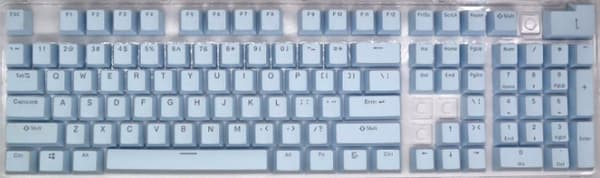 KEYCAPS Standard lyseblå taster til mekanisk tastaturprofil