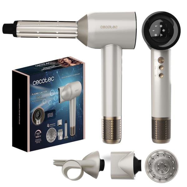 Cecotec DryGlam Waves Champagne Hårtørrer