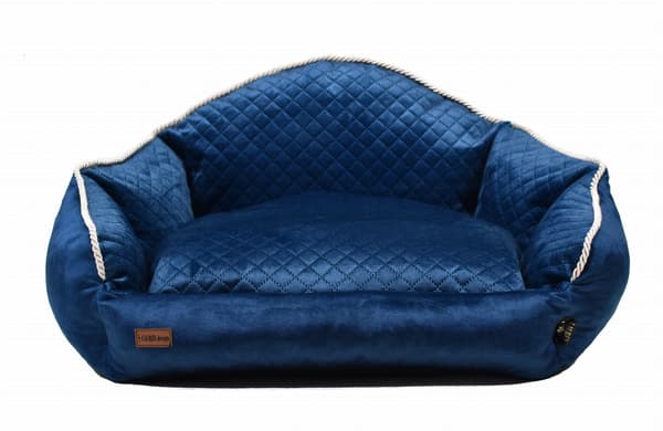 Charlotte marinblå soffa M - 80cm x 70cm