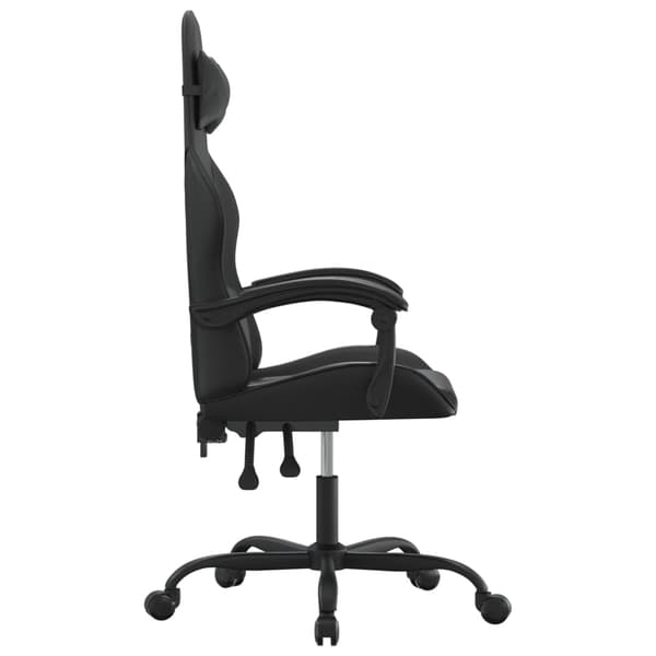 vidaXL gamingstol, sort, kunstlæder
