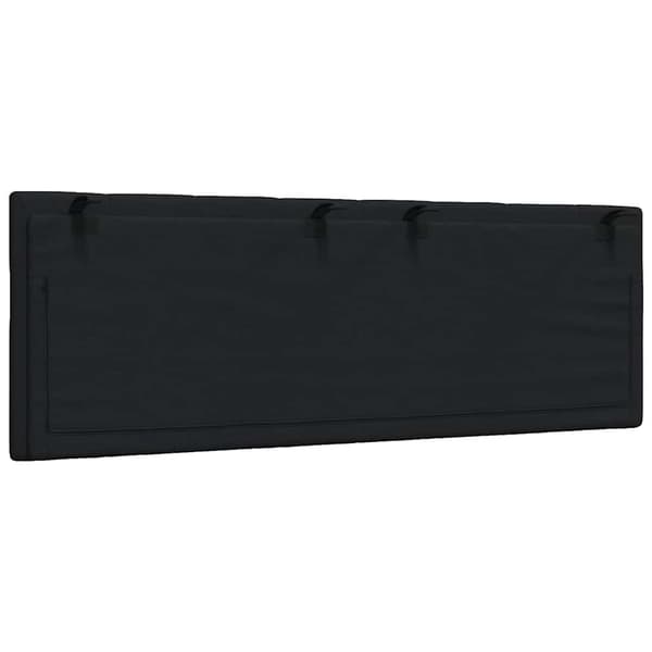 vidaXL hovedgærdehynde, sort, 140 cm, stof