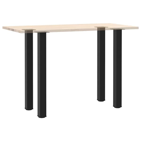 vidaXL sofabordsben, 4 stk., sort, 100-102 cm, stål