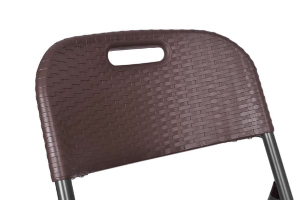 RATTAN cateringstol brun