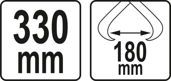 Trähanteringstänger 330 MM YT-79905 yato
