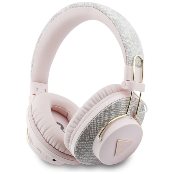 Guess Triangle Logo Bluetooth ENC Rosa On-Ear Hörlurar