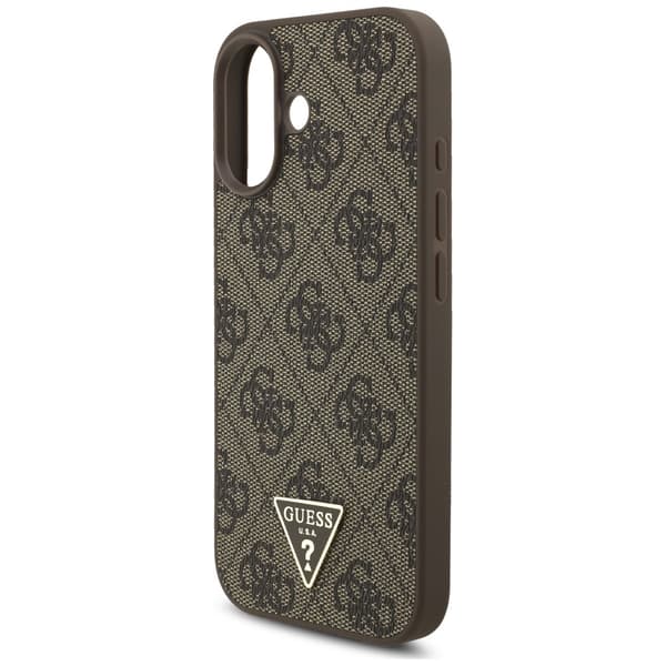 Guess 4G Strap Triangle Logo MagSafe-etui til iPhone 17 brun