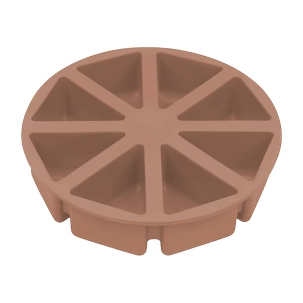 MinikOiOi Brun Silikone Bageform til Mini Cupcakes, 8 stk.