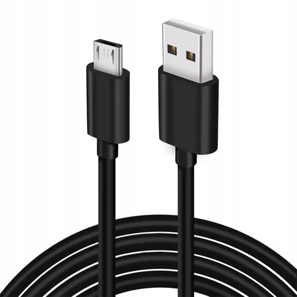 Micro USB-kabel Hurtigopladning USB - MicroUSB 100cm QC 3.0 Sort