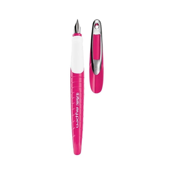 My.Pen M Reservoarpenna Rosa/Vit Bulk