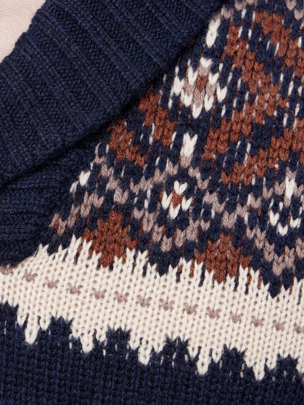 MARINEBLÅ CAMDEN SWEATER L