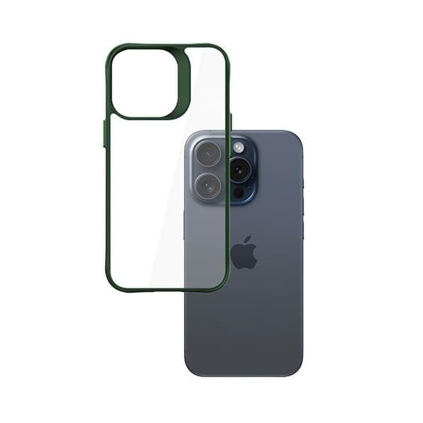 3MK Satin Armor-skal+ för iPhone 15 Pro Max, grönt