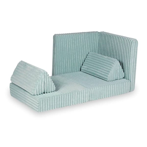 Montessori Standard Waffle Mini Legesofa Lys Mintgrøn