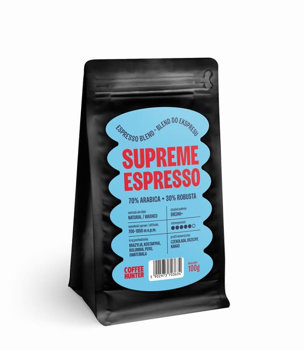 Supreme prov 100 g. Kaffebönor