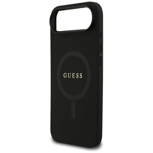 Guess Saffiano Classic Logo MagSafe-etui til iPhone Air, sort