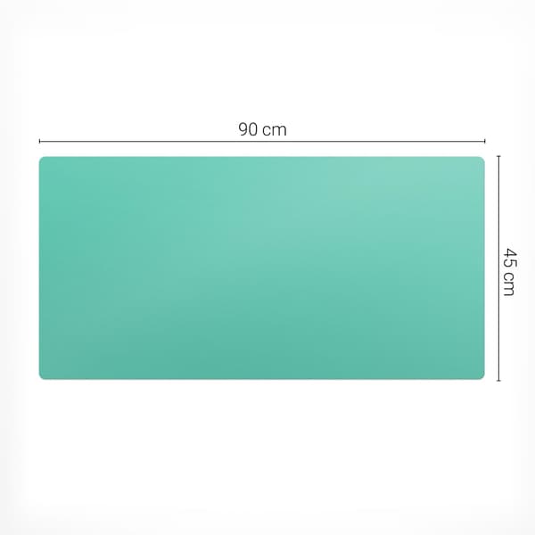 Universell skyddsmatta för datorutrustning, mintfärgad, 90x45 cm