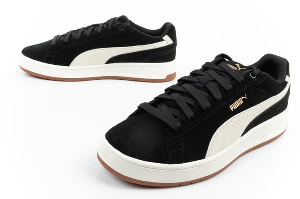 Puma Court Classico SD Sort-Alpine Snow-Guld [402633 01] s.43