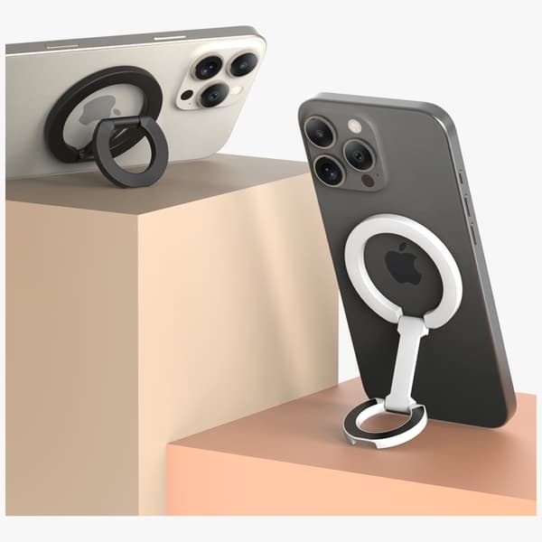 Ringställ Araree A-Ring MagSafe GripTok vit